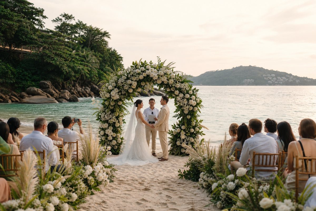 Illustrative concept for Beach Wedding in Phuket in Phuket — frame 1