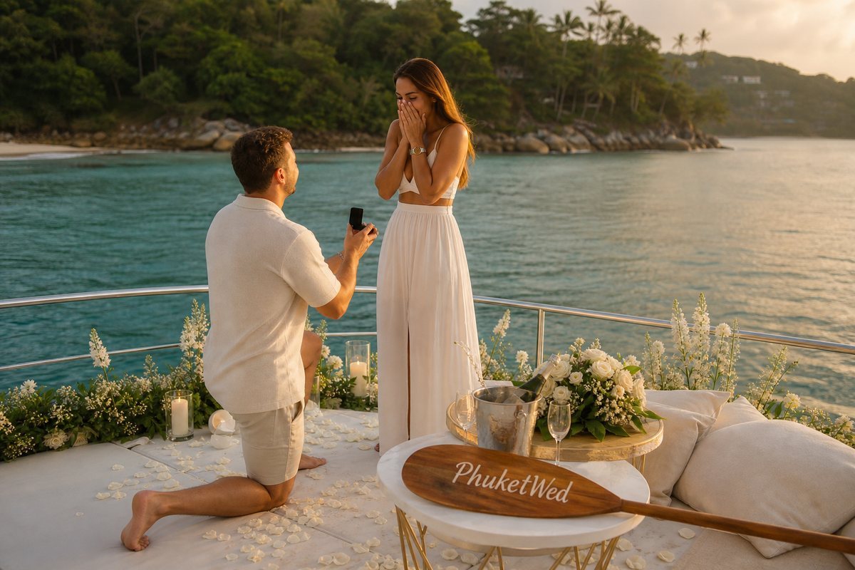 Illustrative concept for Marriage Proposal in Phuket in Phuket — frame 3