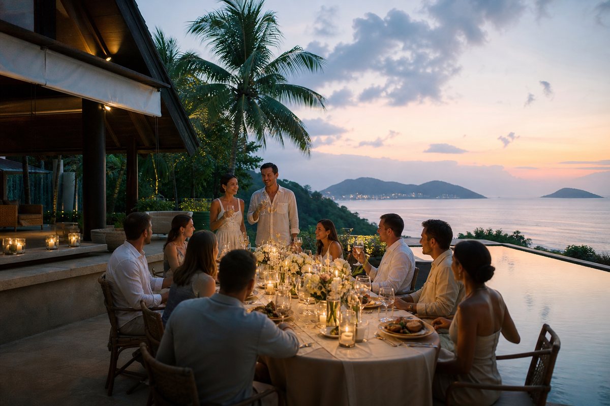 Villa dinner in Phuket — Phuket concept 1