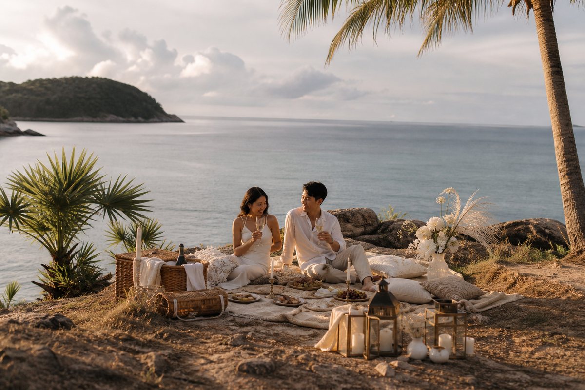 Honeymoon picnic in Phuket — Phuket concept 1