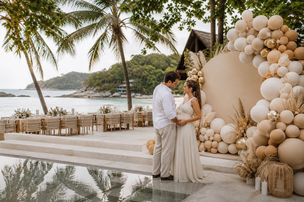 Gender reveal in Phuket — Phuket concept 1