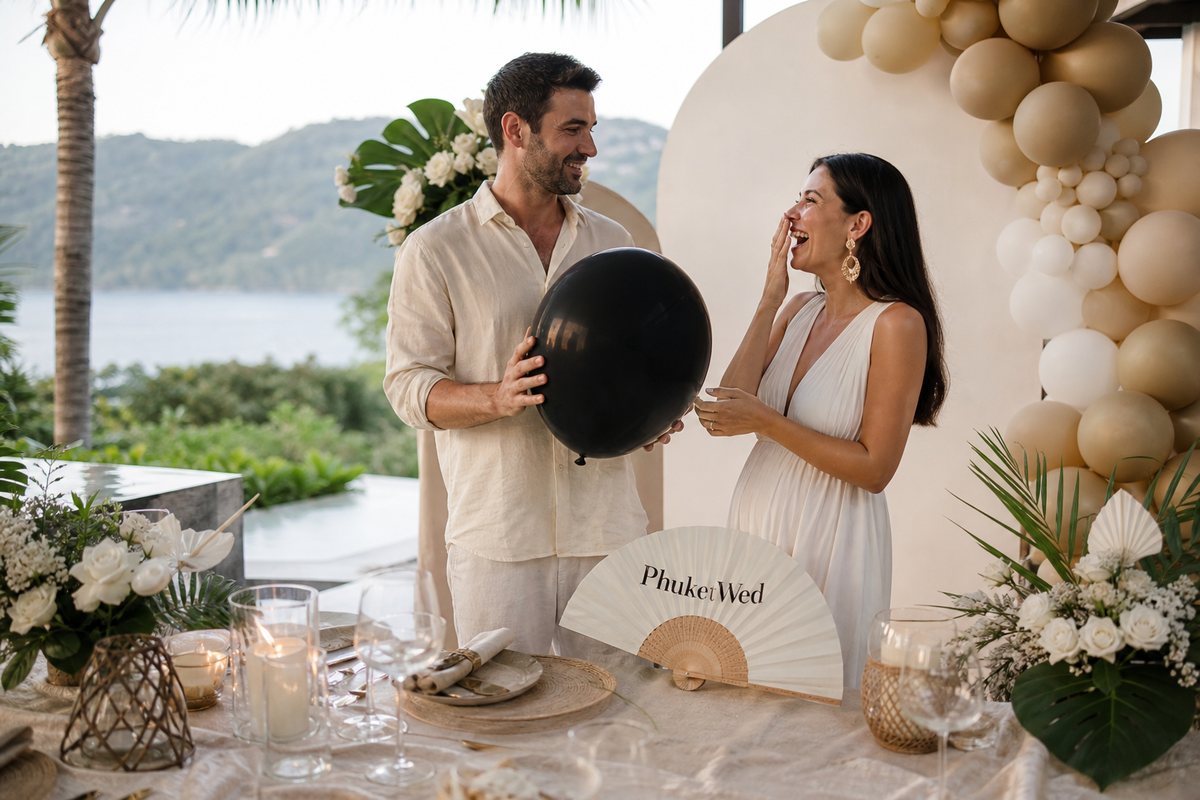 Gender reveal in Phuket — Phuket concept 3