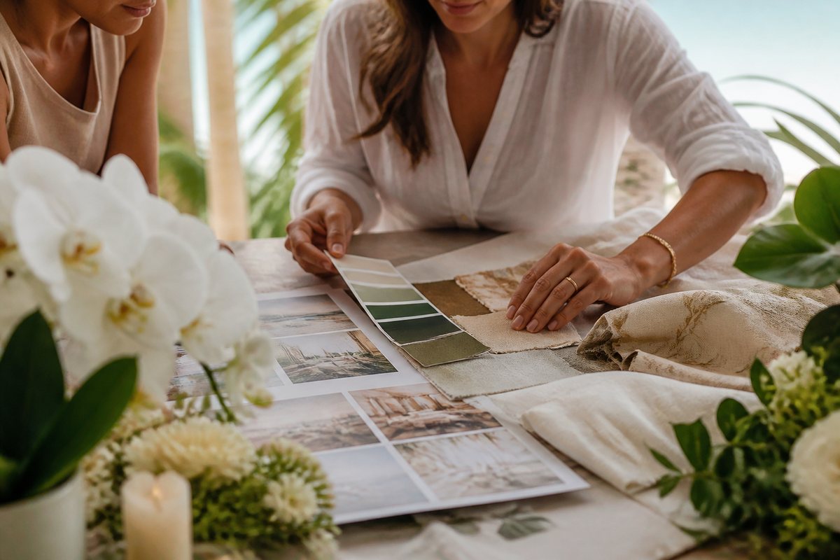 Wedding color palette Guide for Phuket — Phuket concept 2