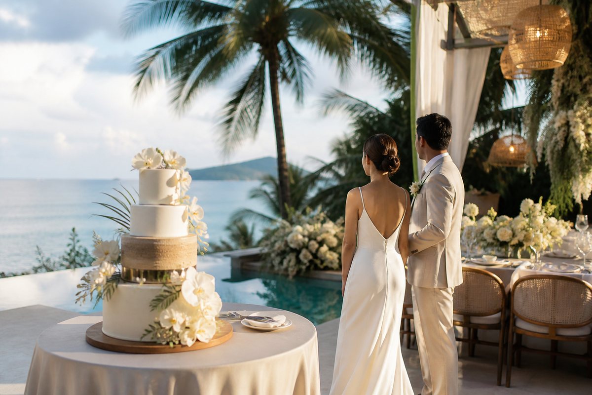 Wedding cake in tropical weather Guide for Phuket — Phuket concept 1