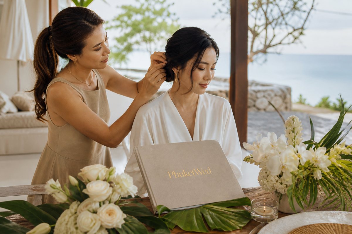 Wedding hairstylist in Phuket — Phuket concept 3