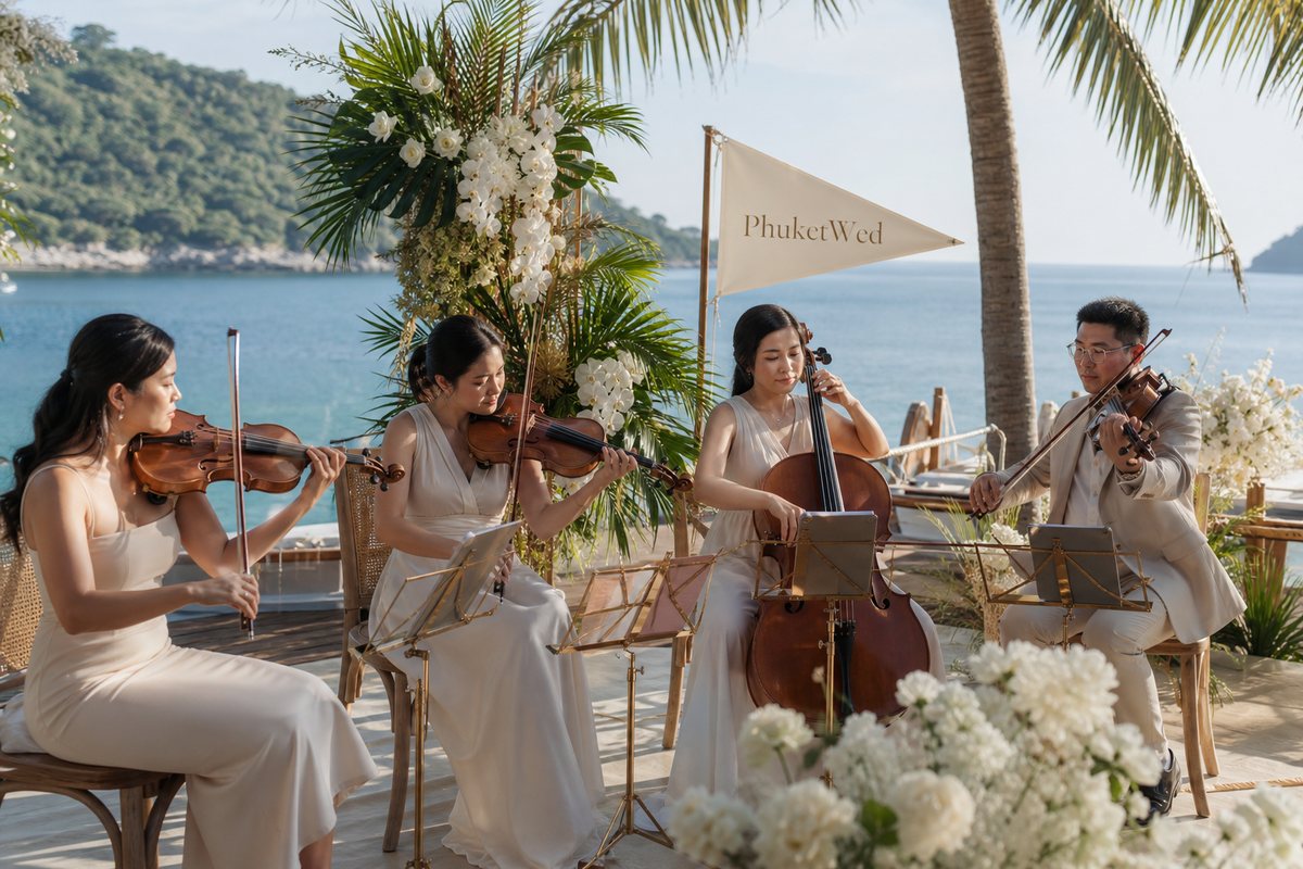 Wedding string quartet in Phuket — Phuket concept 3