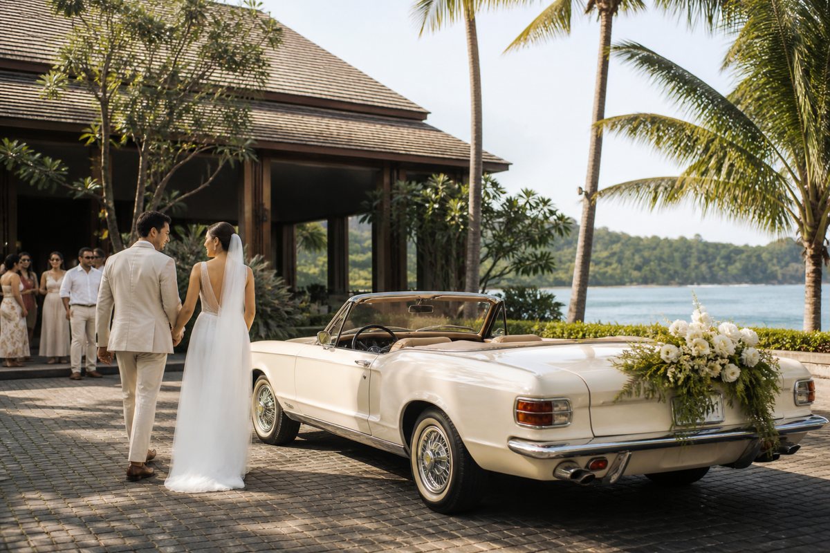 Wedding transport in Phuket — Phuket concept 1