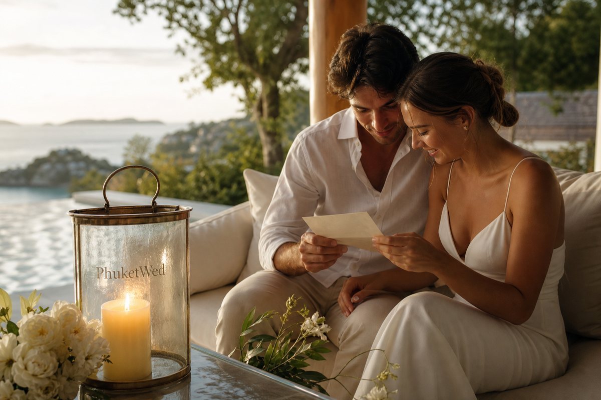Illustrative concept for Words from Our Couples in Phuket — frame 3