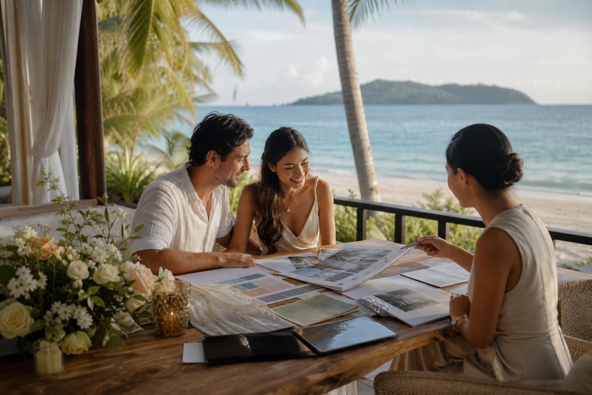 Illustrative concept for Phuket Wedding Cost Calculator in Phuket — frame 1